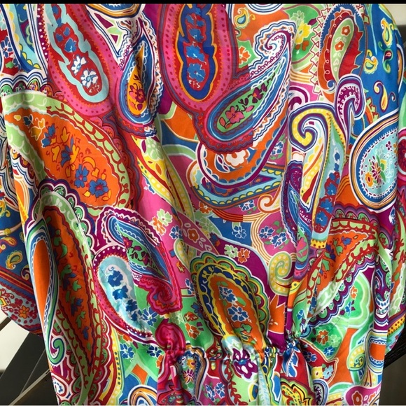 Ralph Lauren paisley silk top - Picture 3 of 4